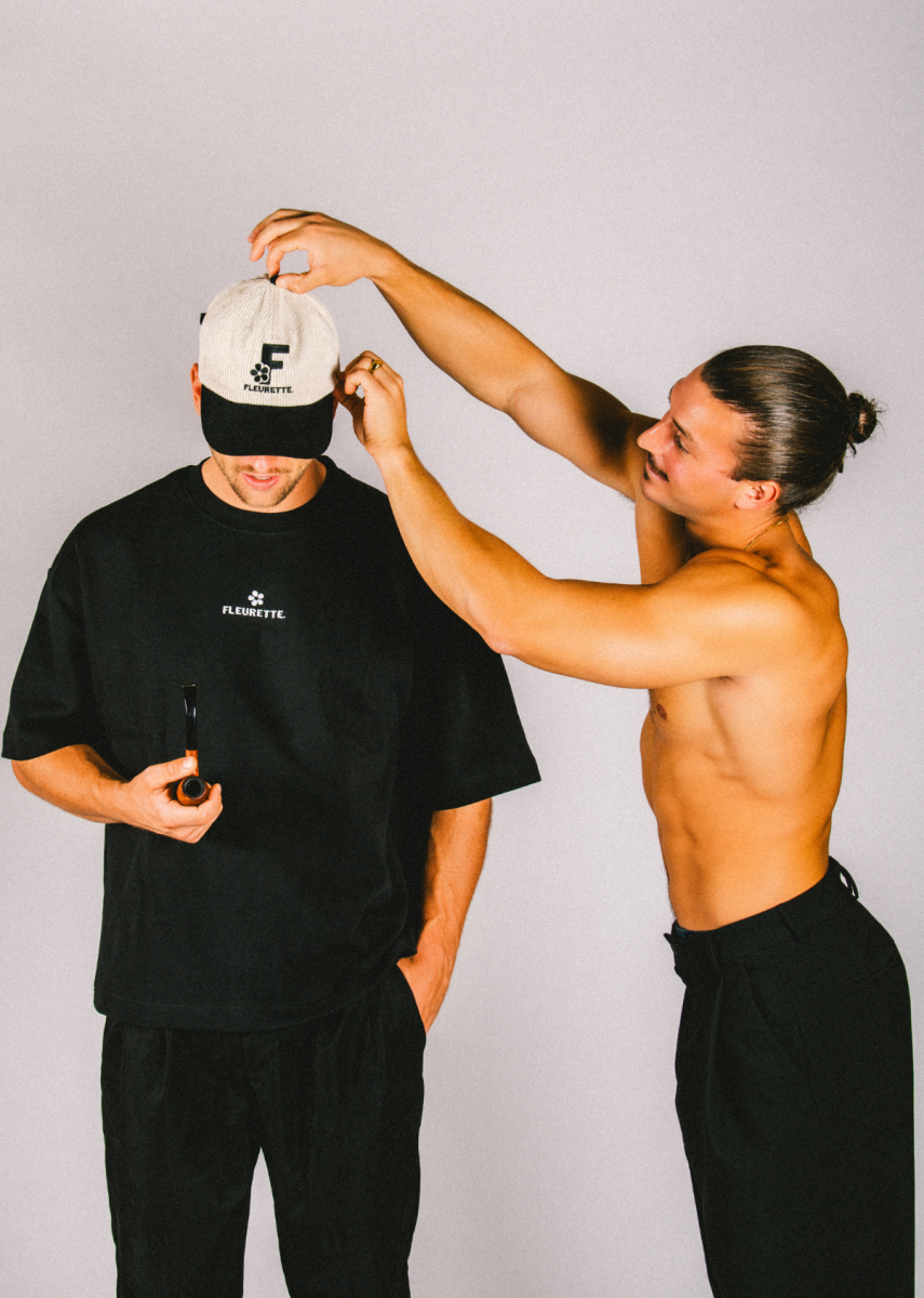 maison fleurette black white