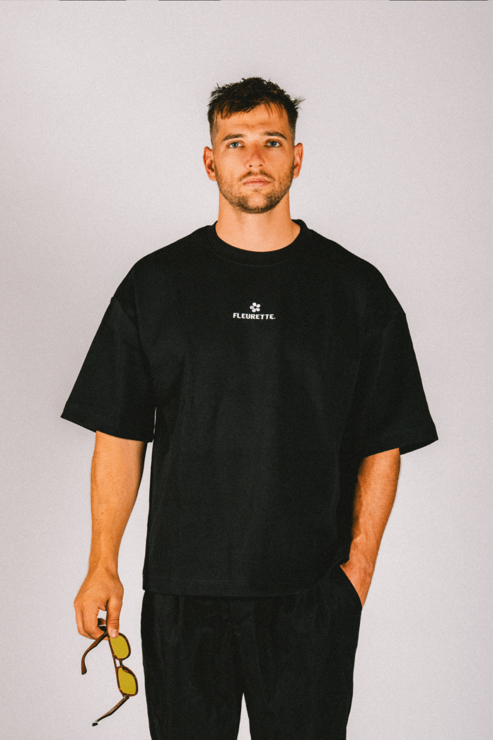 black white maison fleurette